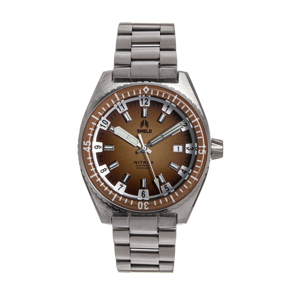 Full view of Shield Nitrox Bracelet unisex bracelet