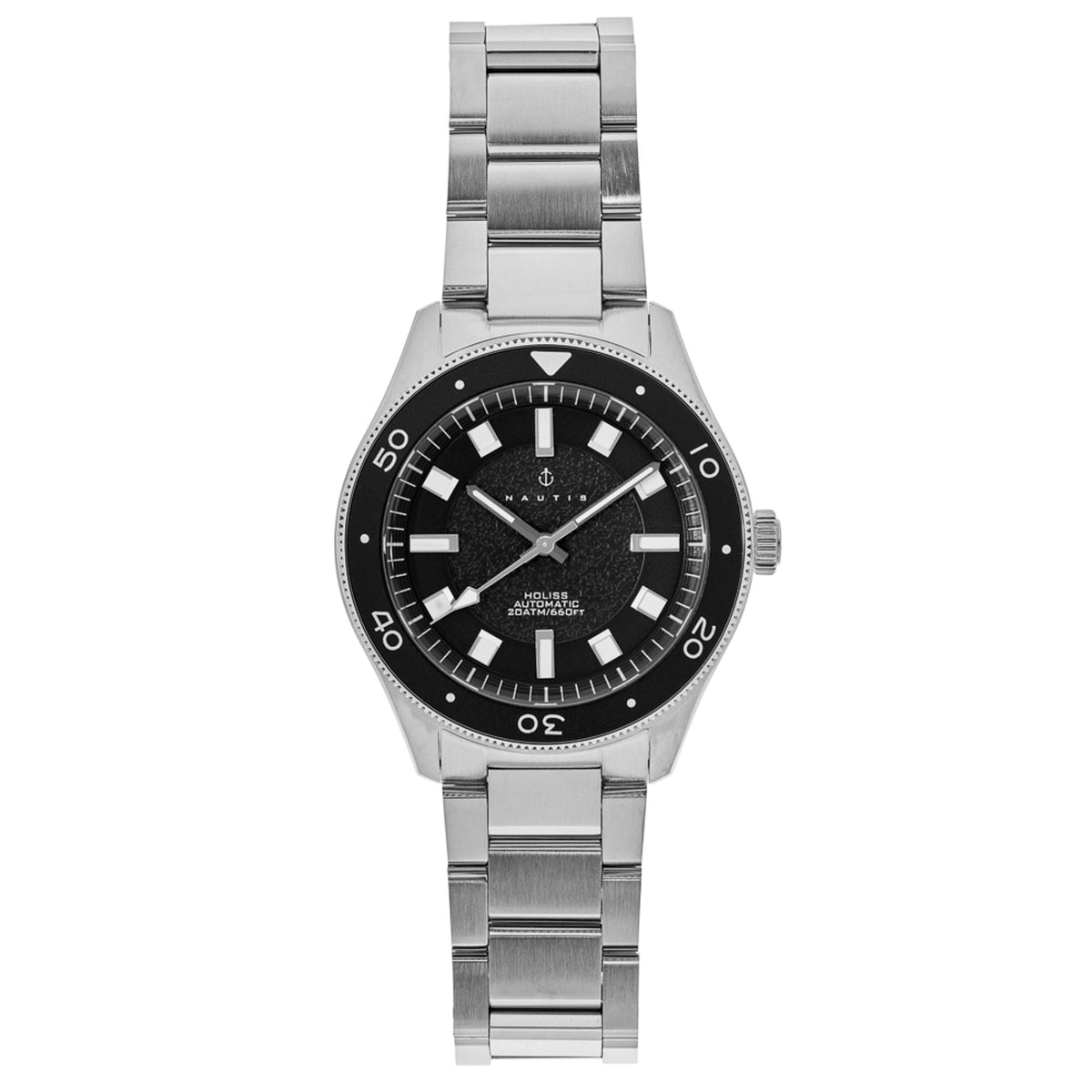 Front view of Nautis Holiss Japanese unisex watch