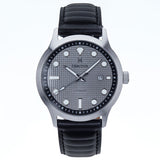 Close-up detail view of Heritor Automatic Bradford unisex watch
