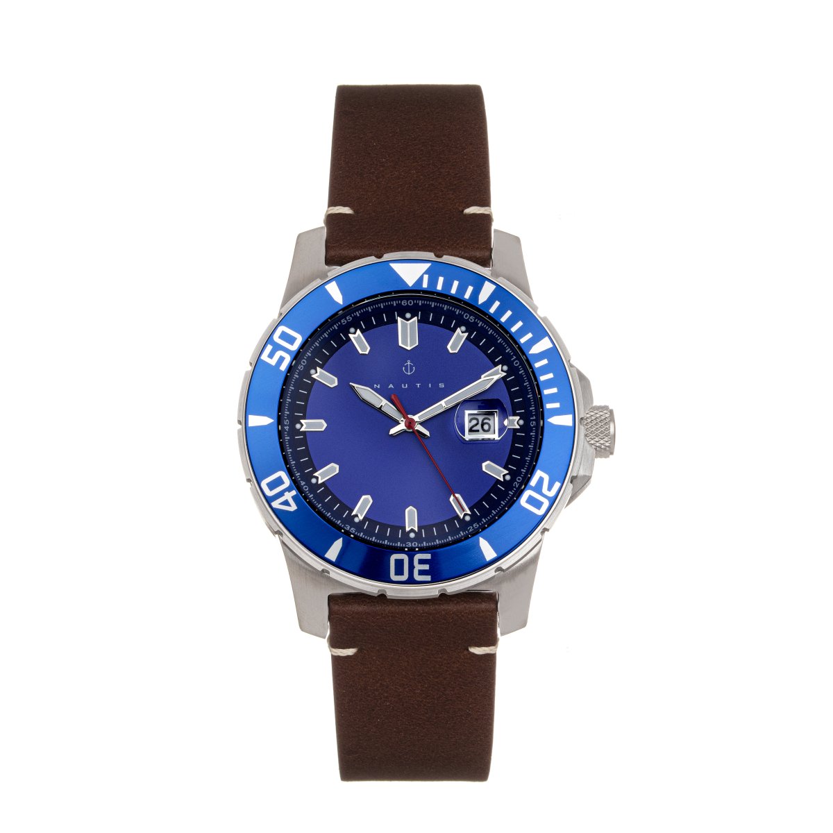 Side view of Nautis Diver Pro unisex watch