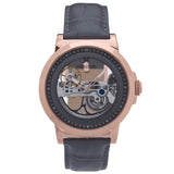 Angled view of Heritor Automatic Xander unisex watch