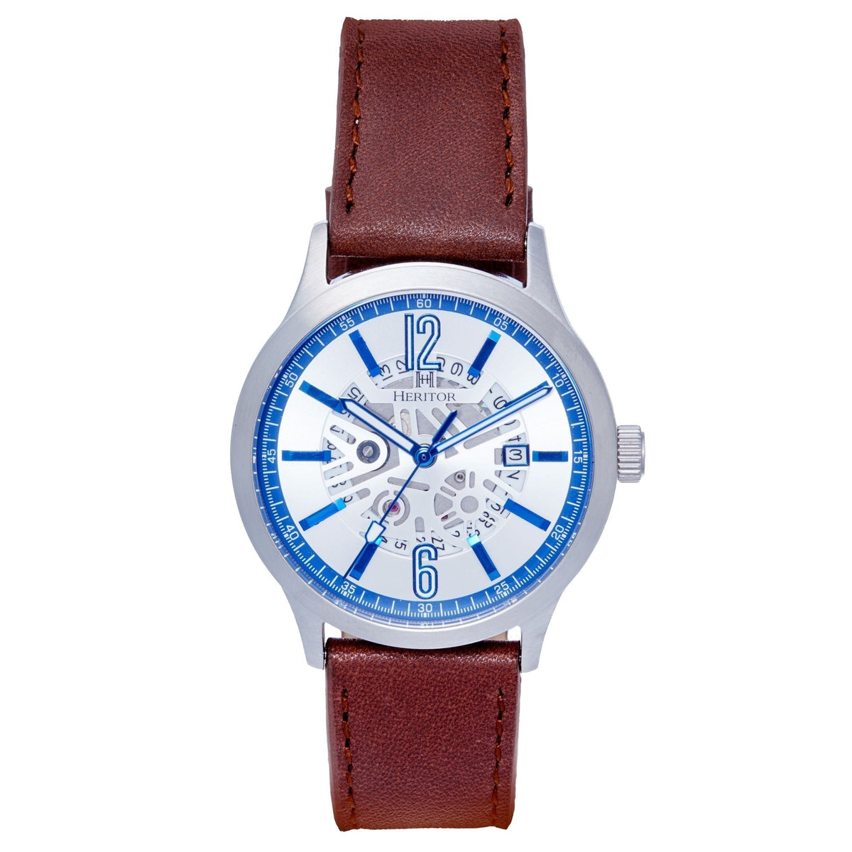 Angled view of Heritor Automatic Dayne unisex watch