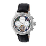 Close-up detail view of Heritor Automatic Aura men's watch
