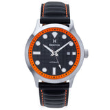 Angled view of Heritor Automatic Bradford unisex watch
