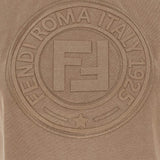 Close-up of Fendi tee shirts hardware and fine stitching