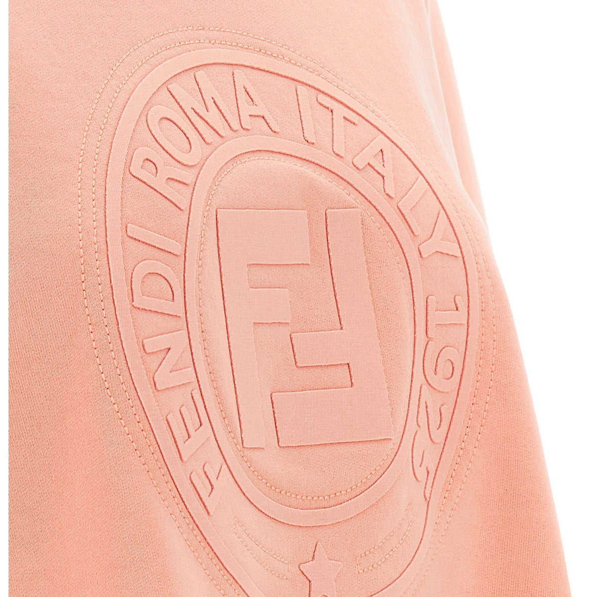 Close-up of Fendi sweaters & pullovers hardware and fine stitching