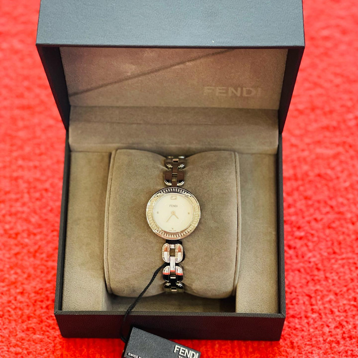 Fendi Watches? FENDI My Way 36 MM White Dial Ladies Watch Premium Classic Designer Watch