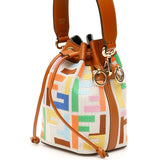 Fendi premium bucket bag detail and craftsmanship close-up