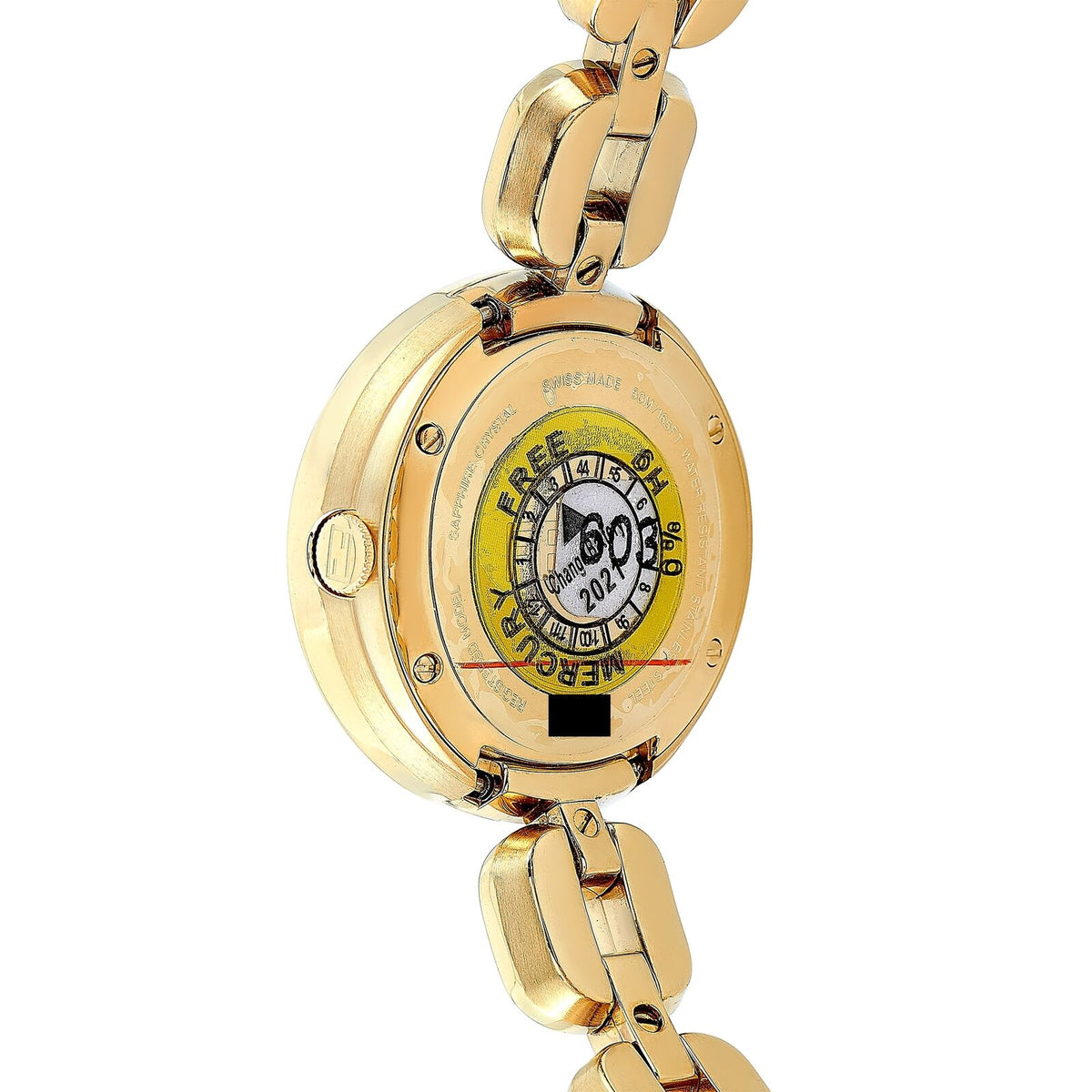 Close-up of Fendi watches hardware and fine stitching
