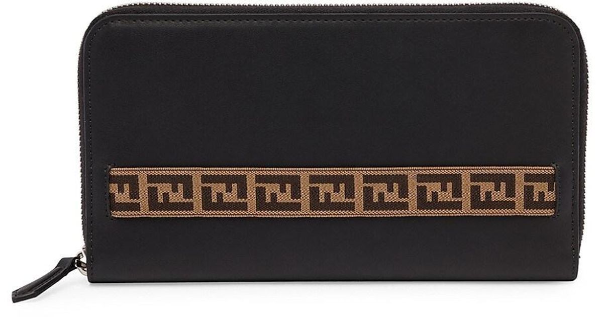 Fendi wallets luxury designer piece front view