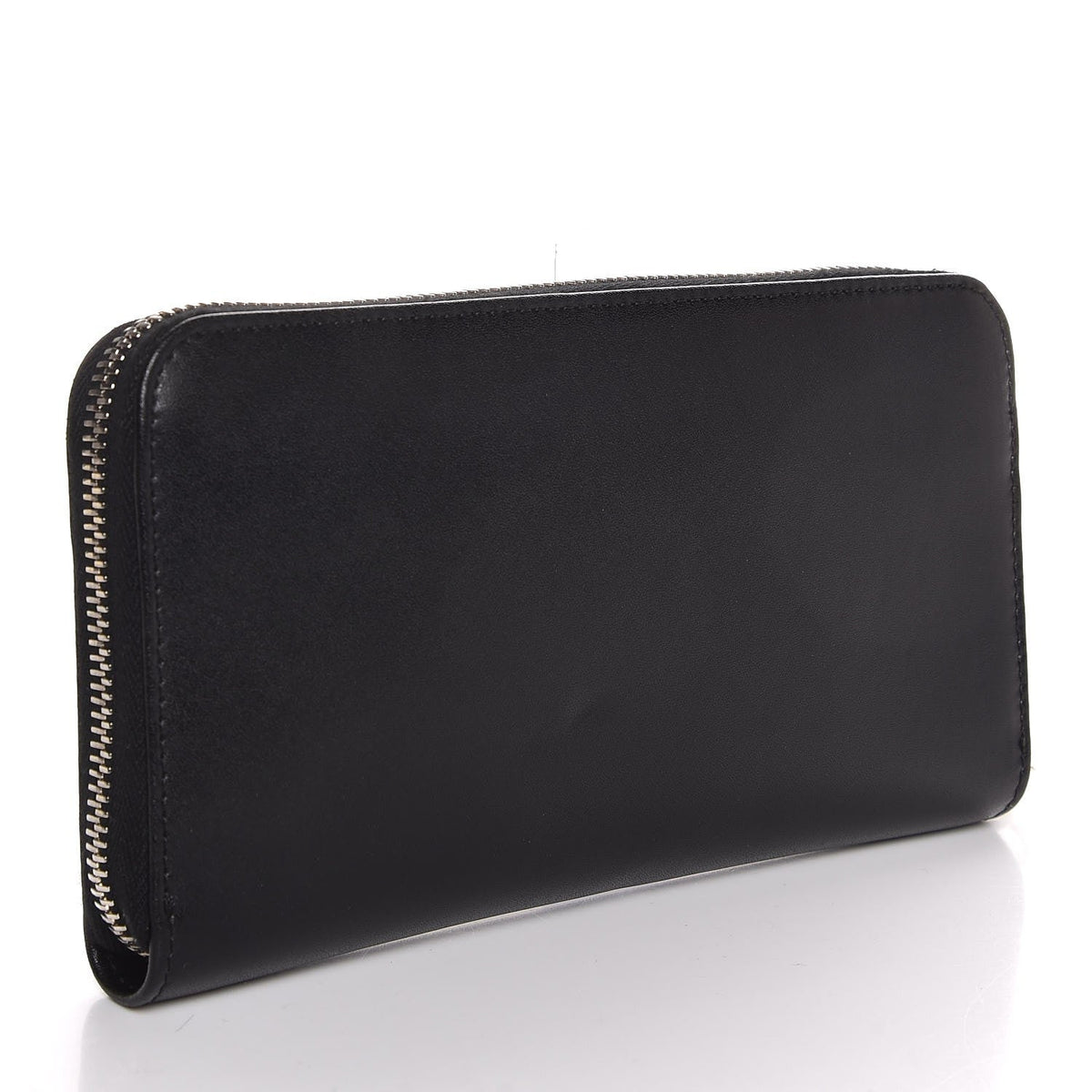 Fendi Wallets? FENDI Vitello Liberty Studded Zip Around Wallet Black Premium Leather Designer Wallet