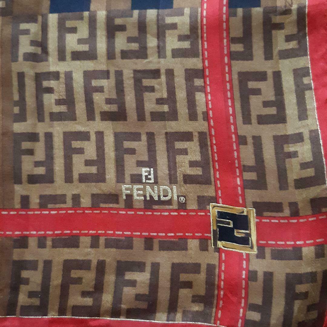Fendi Scarves? FENDI Zucca Pattern Monogram Scarf Luxury Designer Silk Scarf