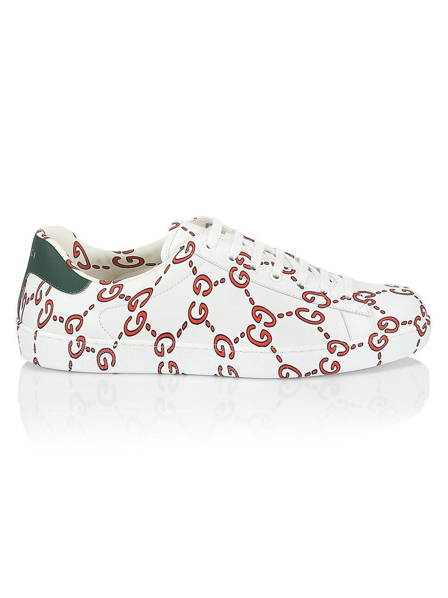 Gucci premium sneakers detail and craftsmanship close-up