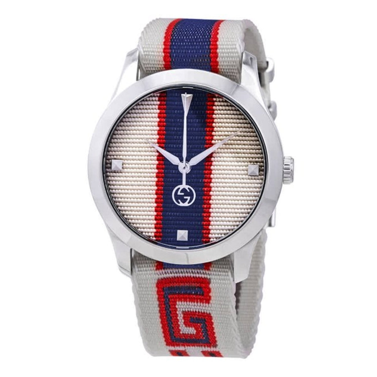 Gucci watch luxury designer piece front view