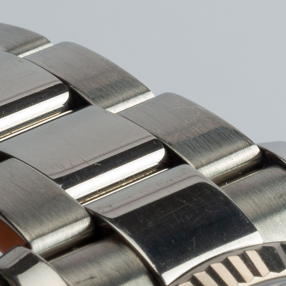 Side view of Rolex unisex watch