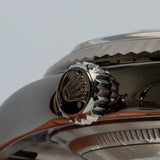 Side view of Rolex unisex watch