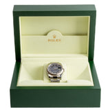 Close-up detail view of Rolex unisex watch