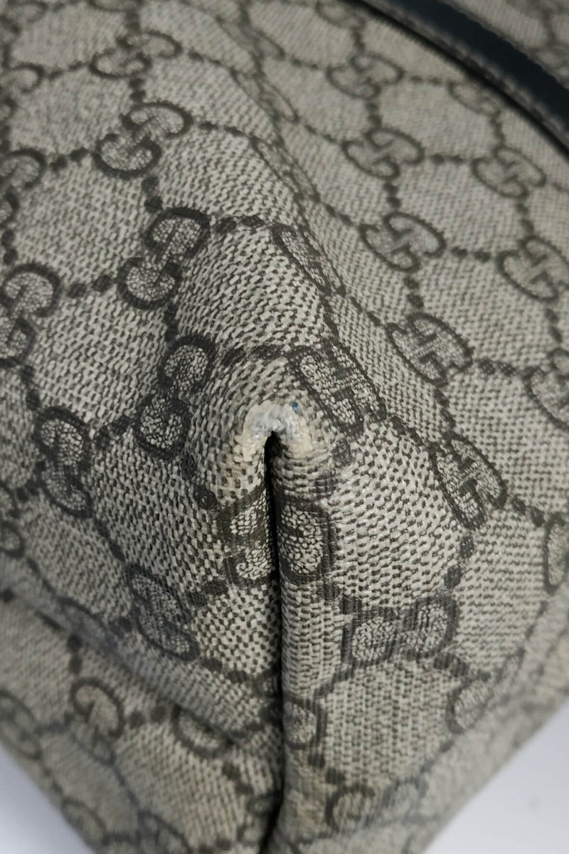 Close-up of GG bags hardware and fine stitching