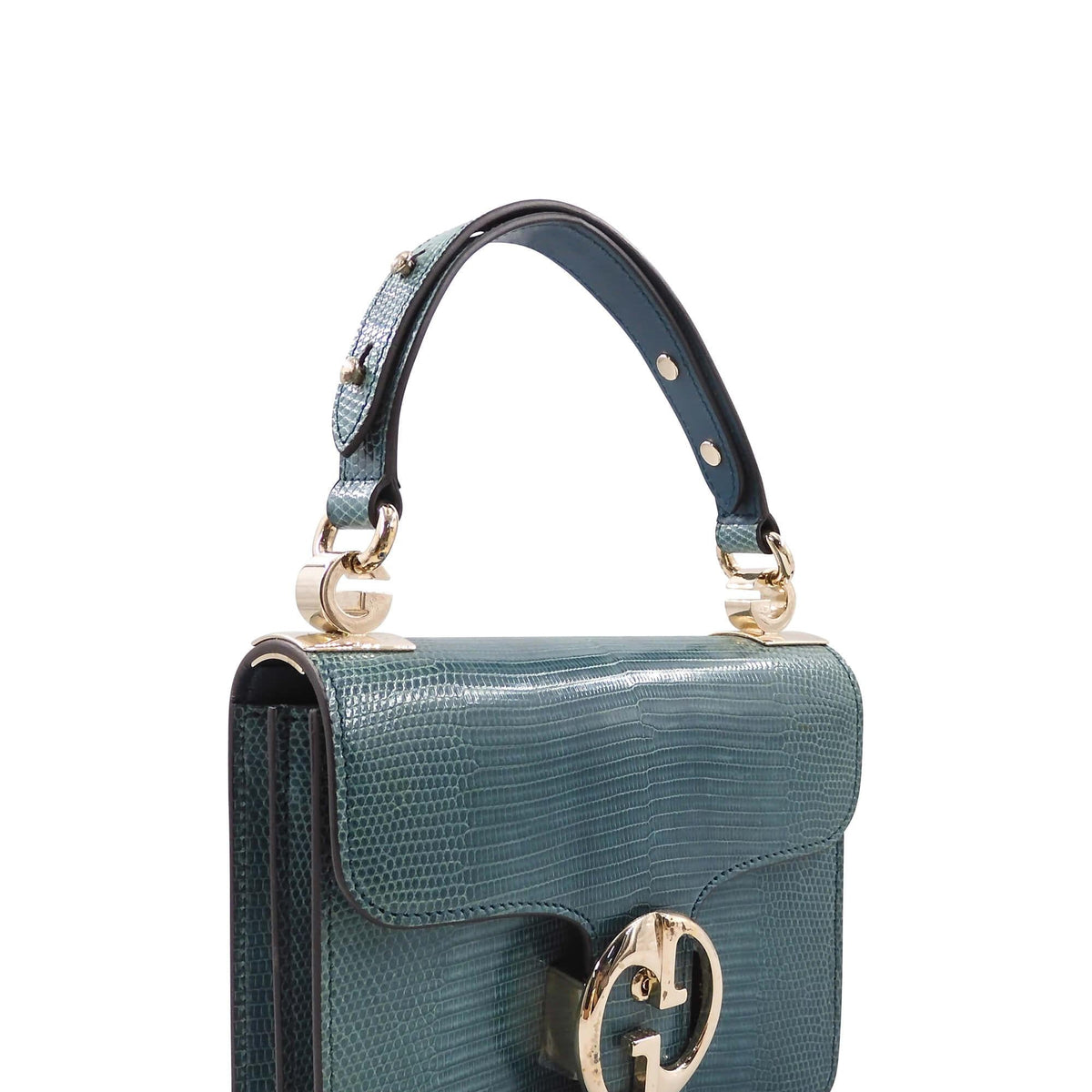 Lizard premium bags detail and craftsmanship close-up