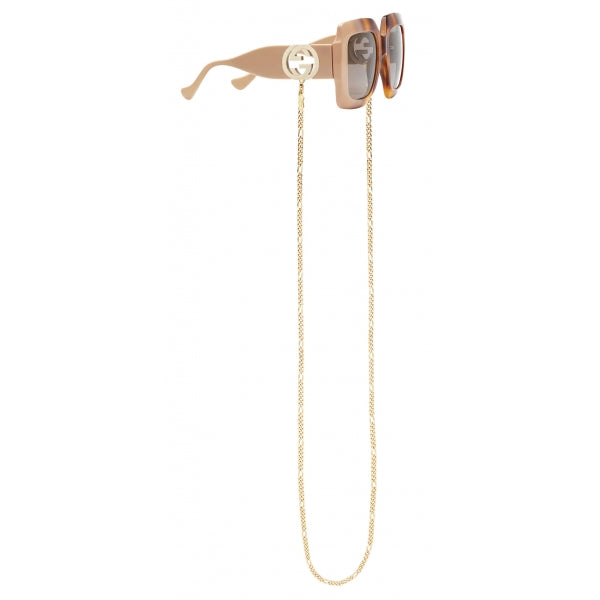 Gucci Sunglasses? Gucci Chain-trimmed Square Oversized Sunglasses Premium Fashion Designer Sunglasses