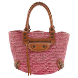 Balenciaga women's tote bag luxury designer straw