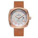 Close-up detail view of Heritor Automatic Davenport unisex watch