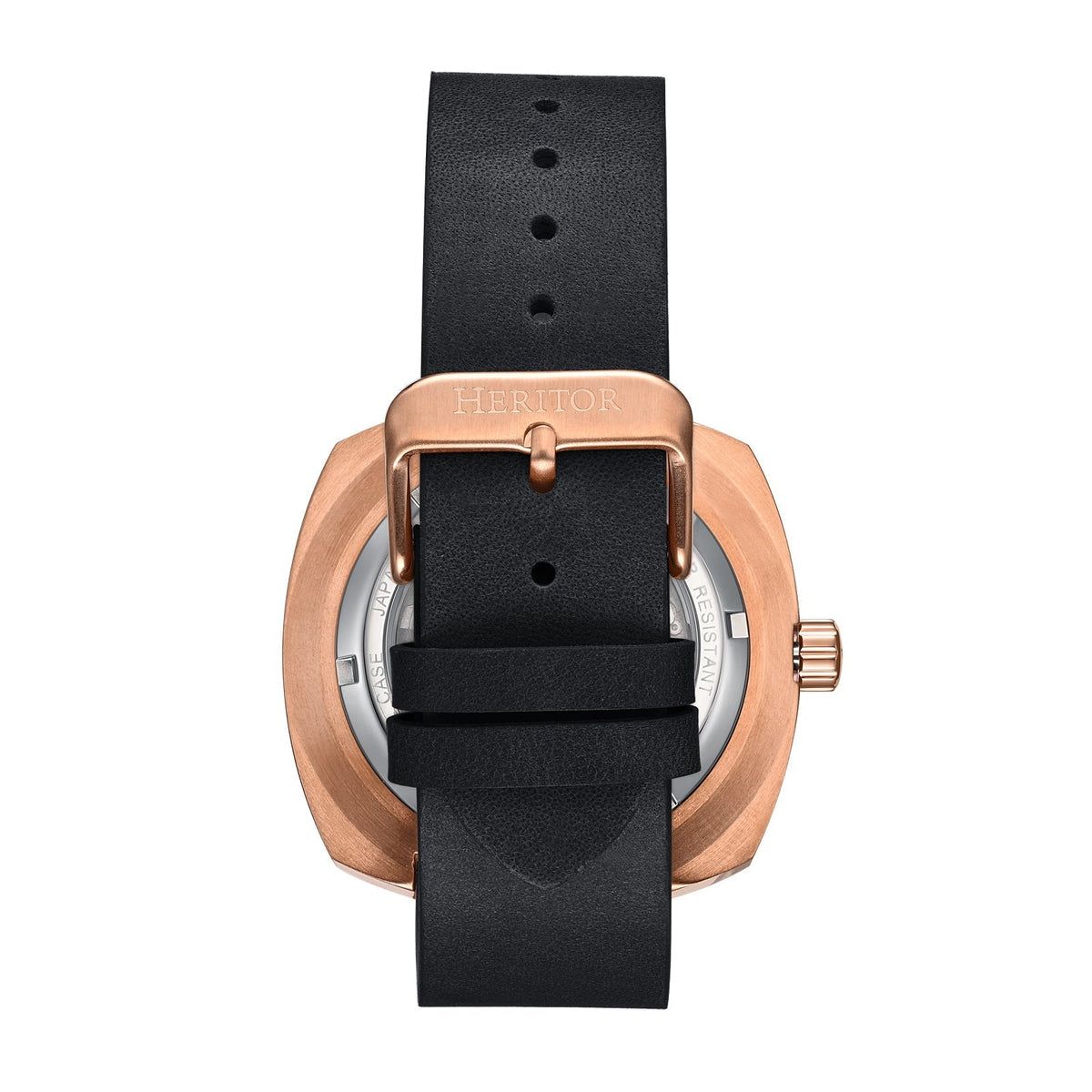 Full view of Heritor Automatic Davenport unisex watch