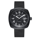 Side view of Heritor Automatic Davenport unisex watch