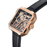 Side view of Heritor Automatic Campbell unisex watch
