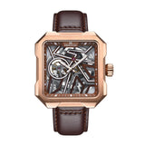 Angled view of Heritor Automatic Campbell unisex watch