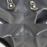 Balenciaga designer tote bag leather closeup detail