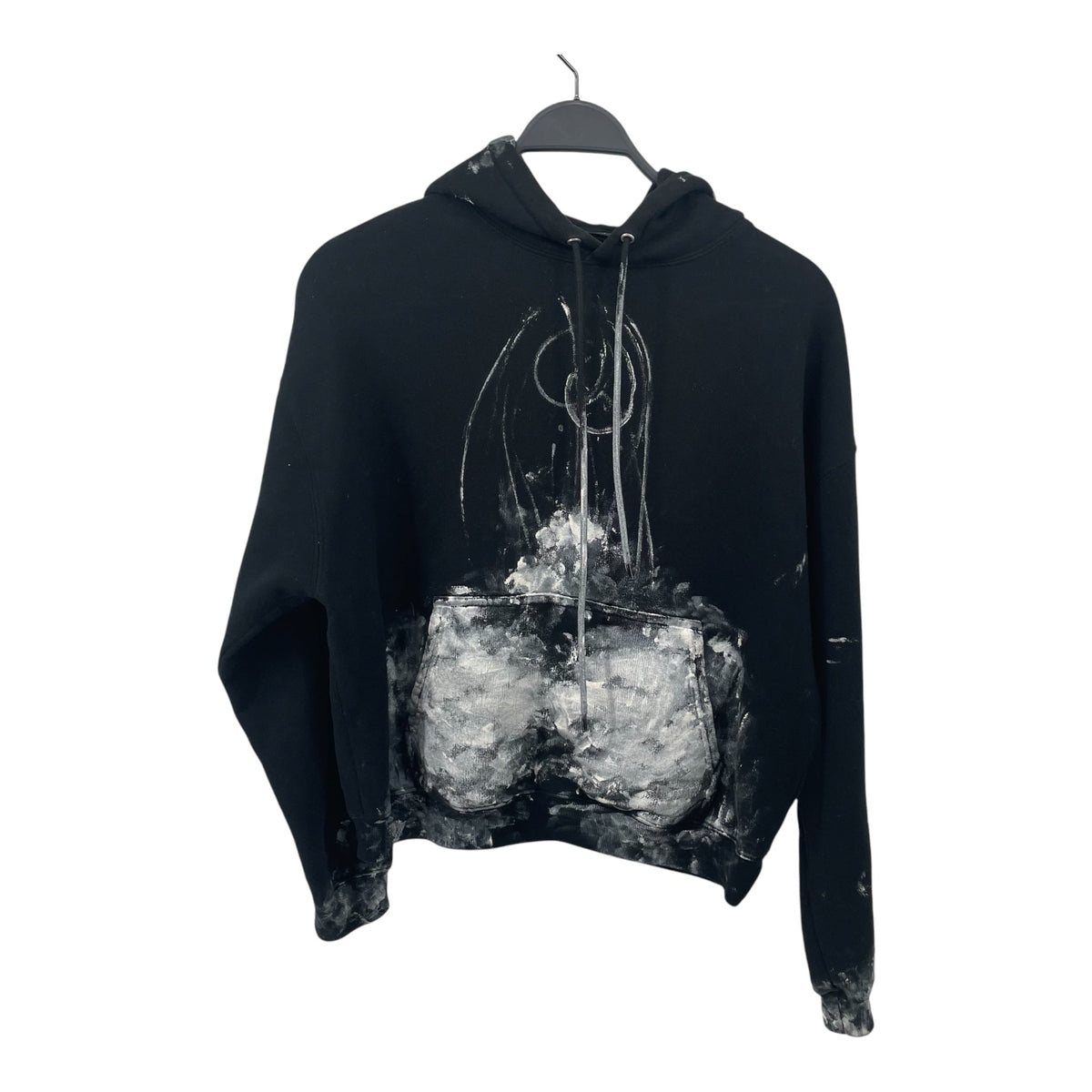Balenciaga/Hoodie/M/Cotton/BLK/2021 Painter Hoodie — Luxury Streetwear Hoodie
