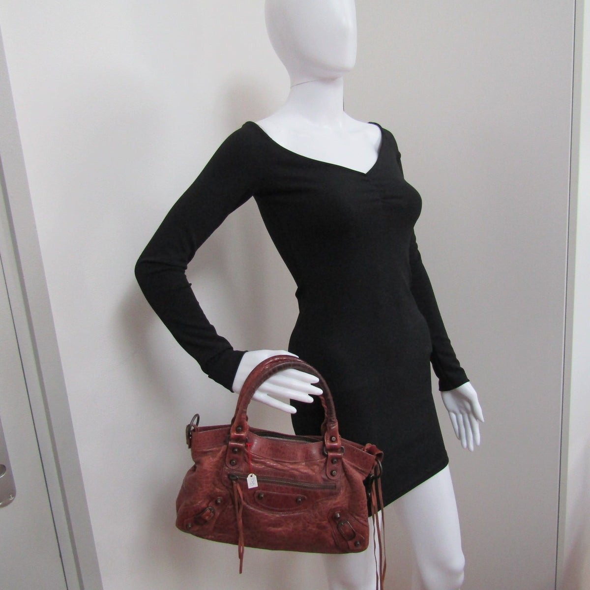 Balenciaga First Handbag in Brown Leather | Designer Luxury Handbag