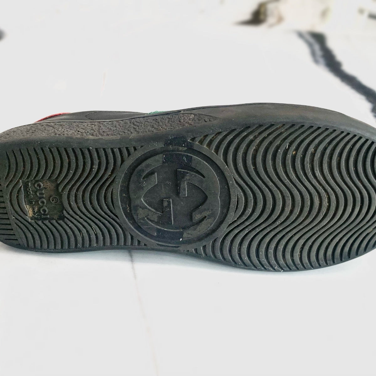 Gucci Shoes? Gucci Black Leather Low-top Toddler Sneakers Luxury Lifestyle Designer Footwear