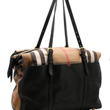 Burberry premium diaper bags detail and craftsmanship close-up