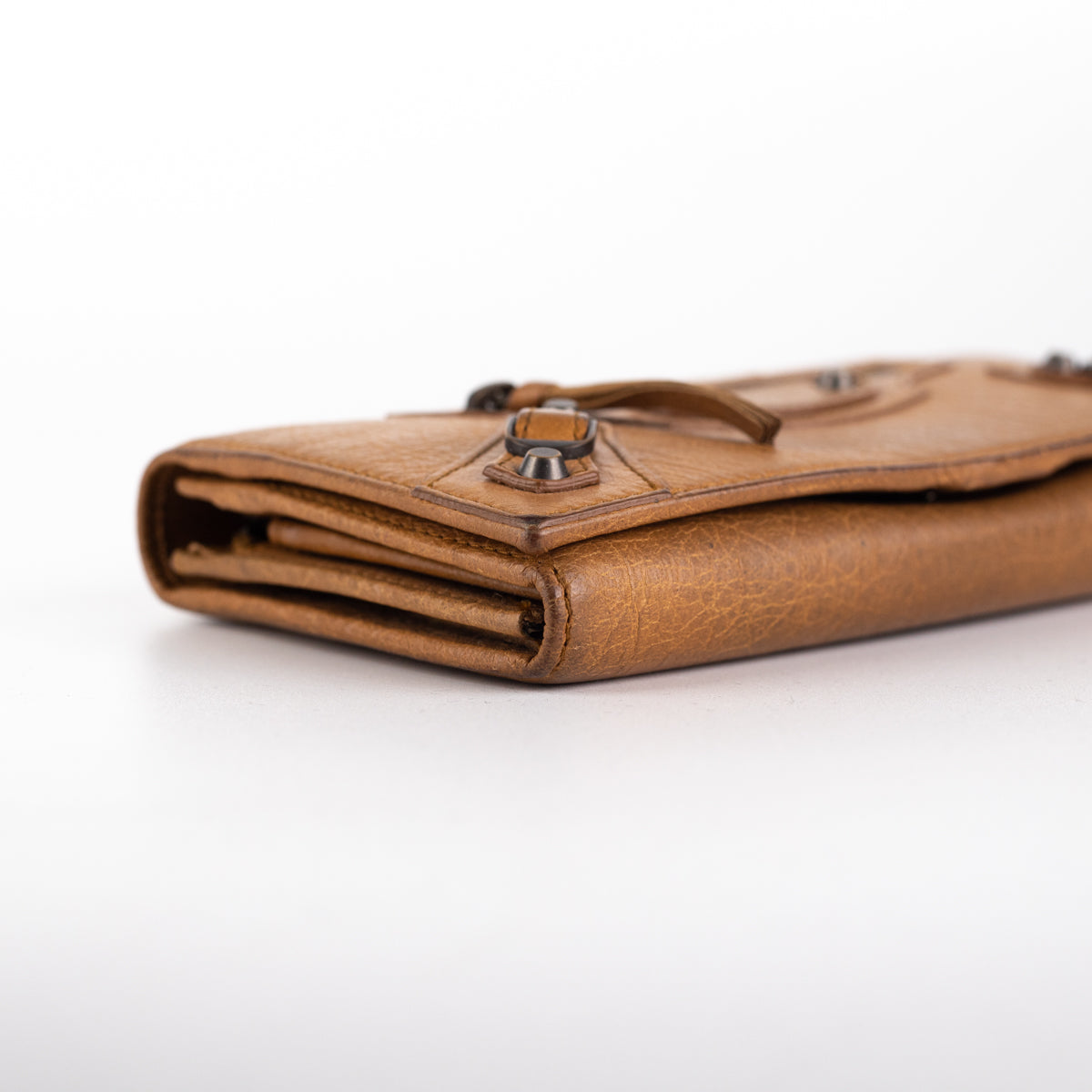Balenciaga City Long Wallet Dark Beige | Luxury Leather Wallet