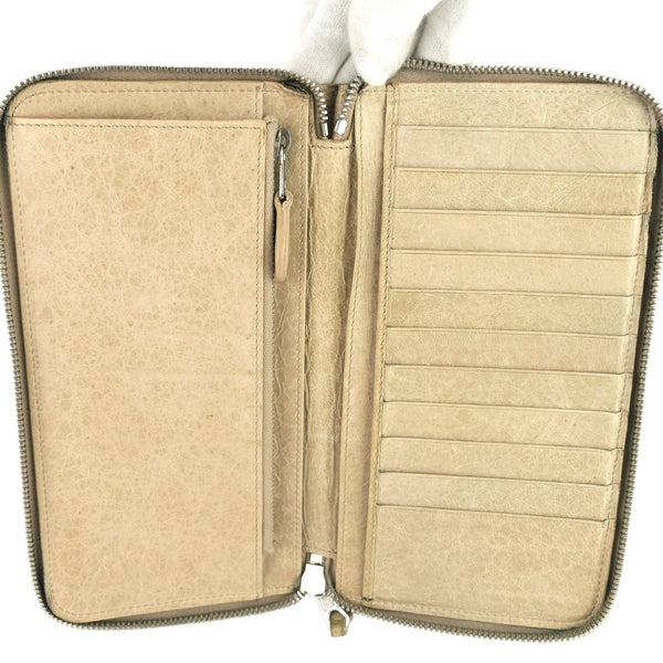 Balenciaga Long Zipper Agneau Leather Wallet — Luxury Leather Wallet