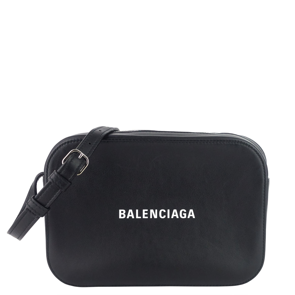 Balenciaga Medium Calfskin Leather Camera Bag | Designer Luxury Handbag