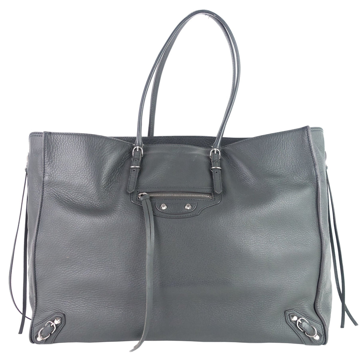 Balenciaga Papier A4 Medium Classic Stud Agneau Leather Bag | Designer Luxury Handbag