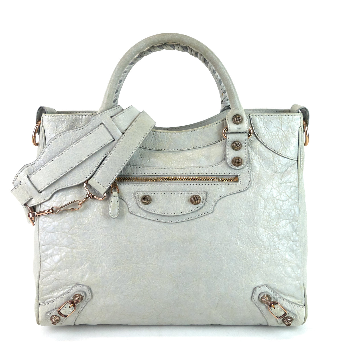 Balenciaga Velo Giant Studs Leather Handbag | Designer Luxury Handbag