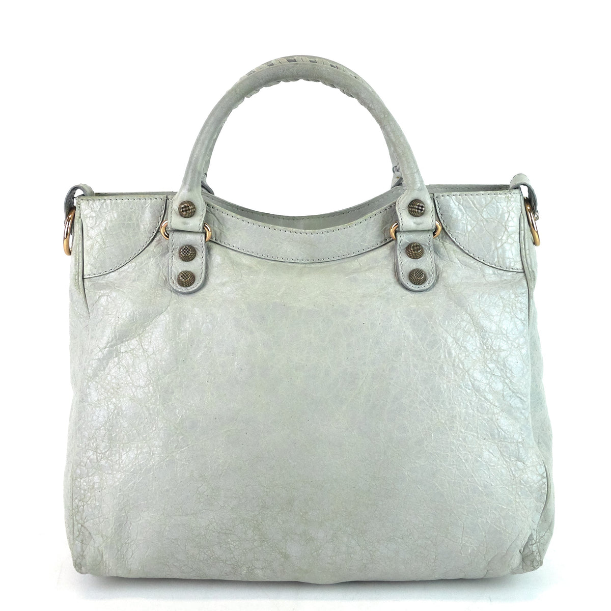 Balenciaga Velo Giant Studs Leather Handbag | Designer Luxury Handbag