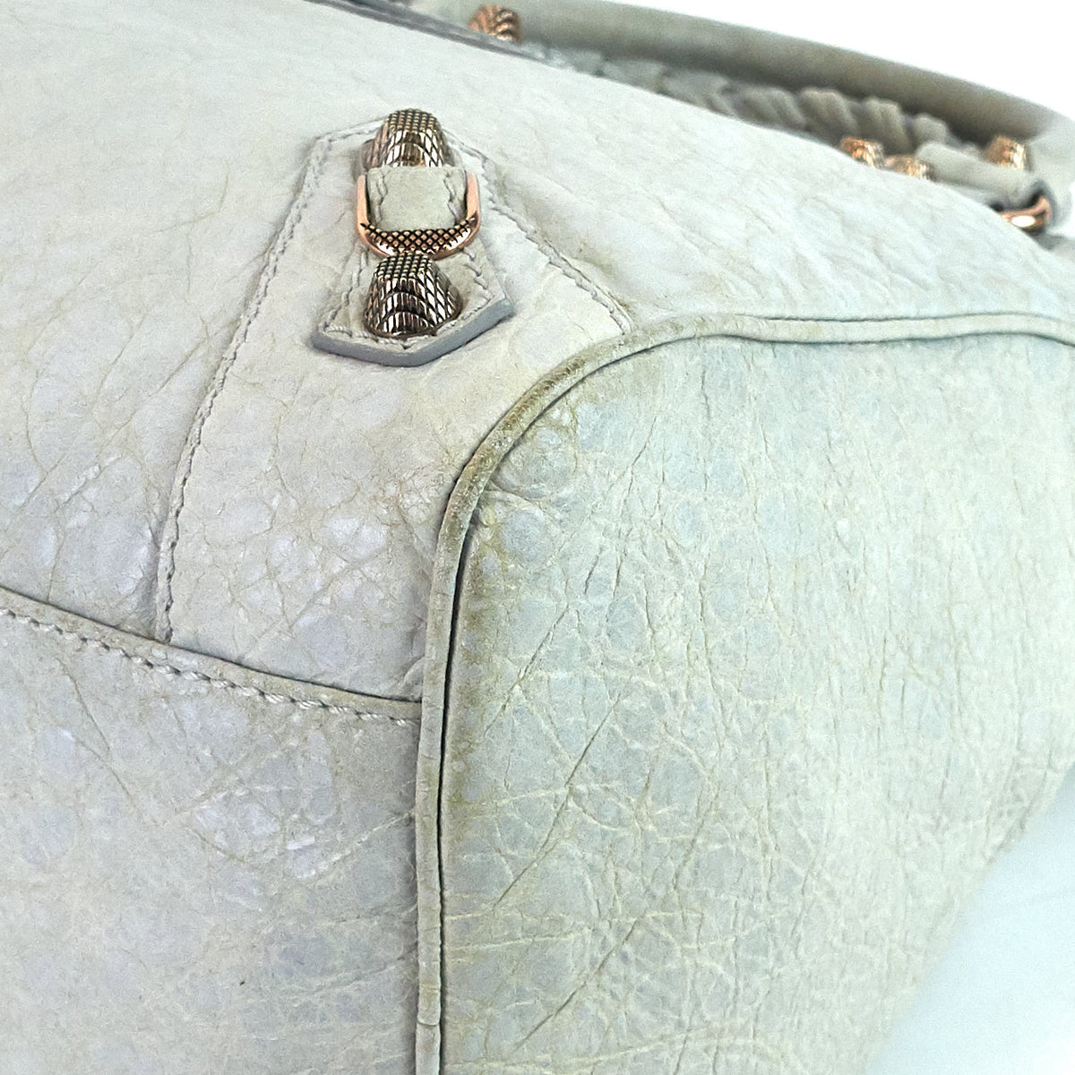 Balenciaga Velo Giant Studs Leather Handbag | Designer Luxury Handbag