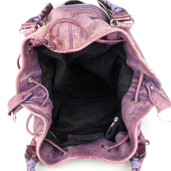 Balenciaga Pompon Giant Brogues Lambskin Leather Bag | Designer Luxury Handbag