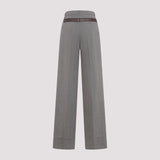 Prada pants side profile designer luxury fashion