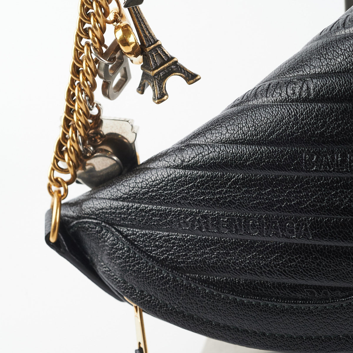 Balenciaga Souvenir Belt Bag Black — Designer Belt Bag