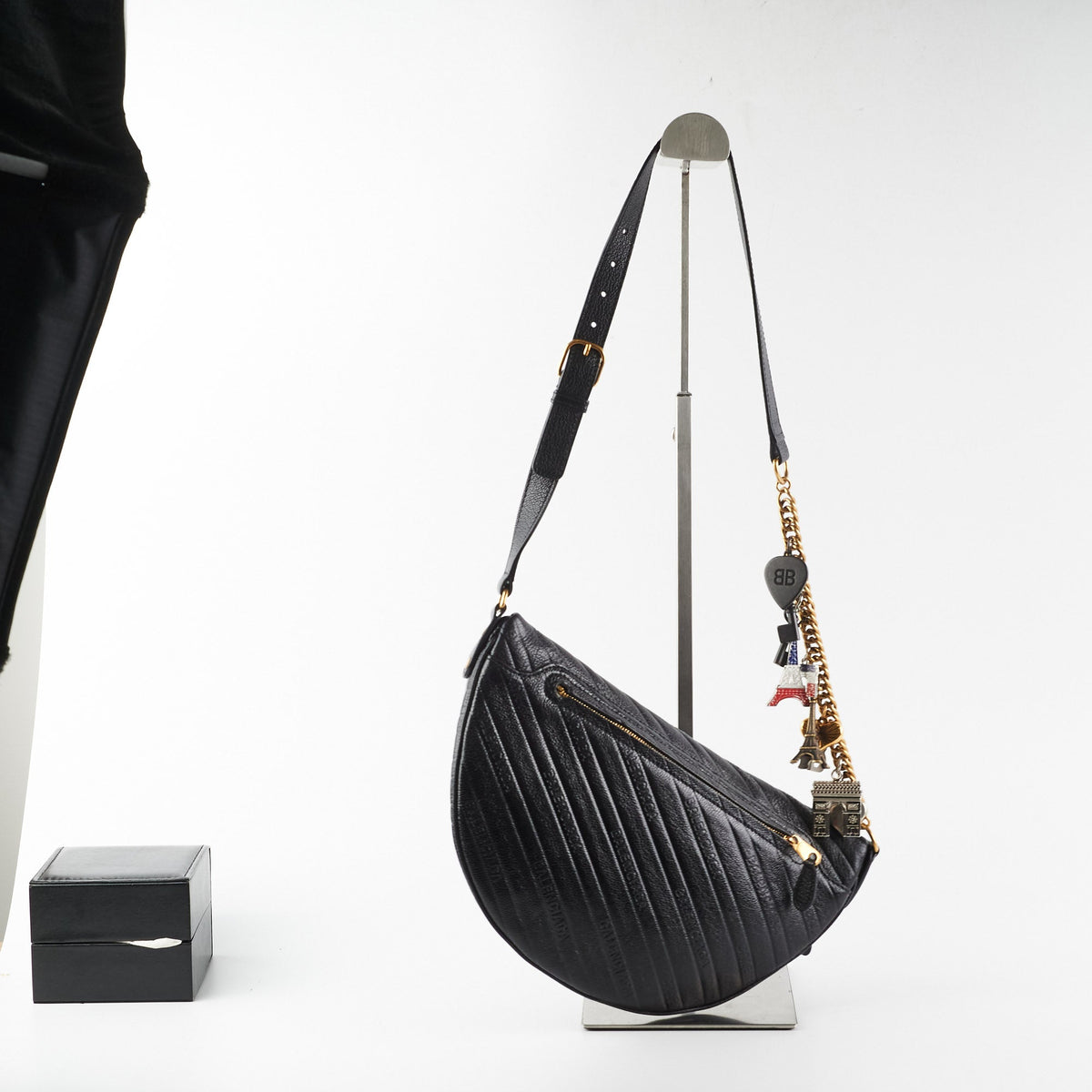 Balenciaga Souvenir Belt Bag Black — Designer Belt Bag