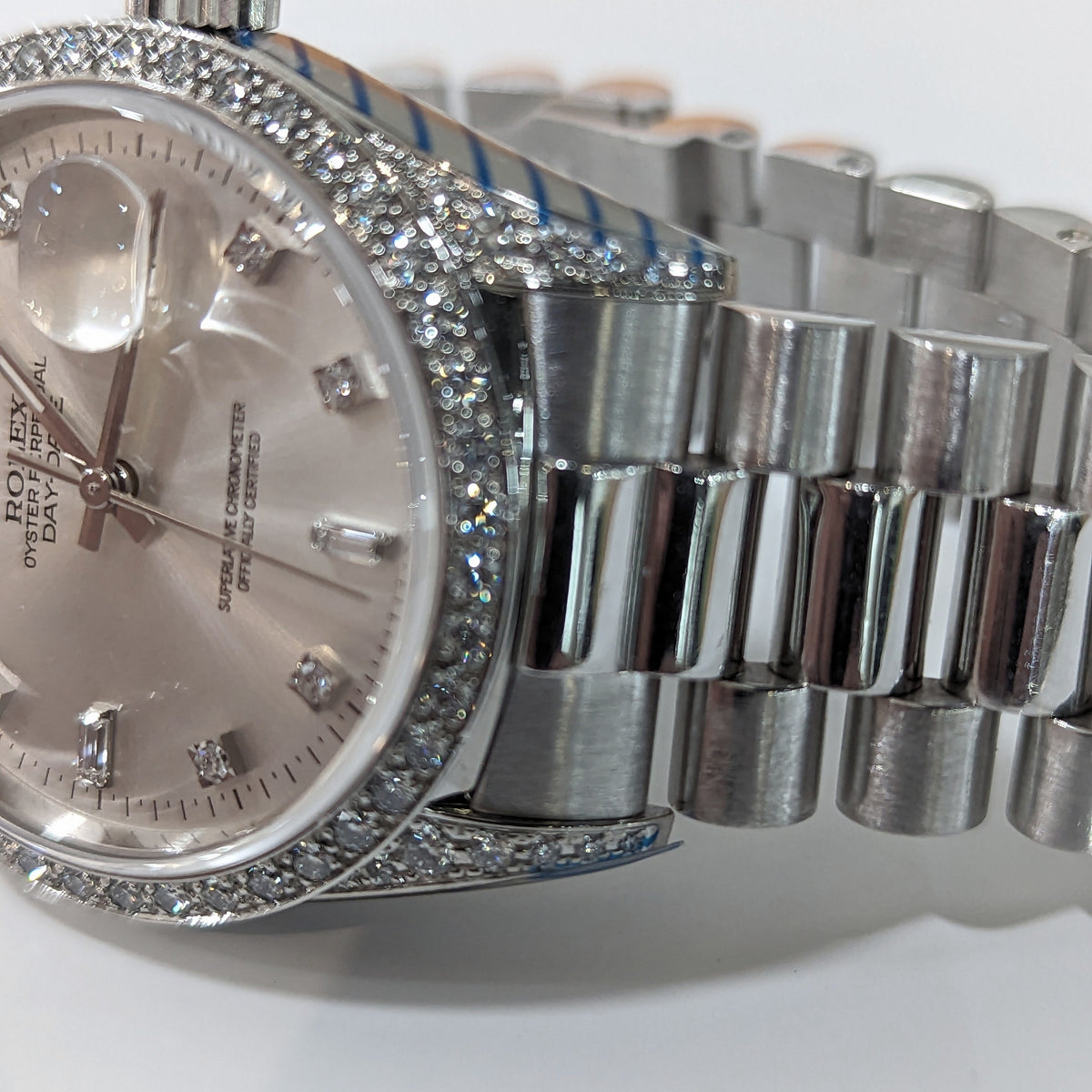 Lifestyle view of Rolex unisex gold watch