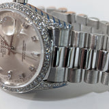 Lifestyle view of Rolex unisex gold watch