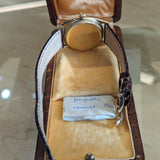 Front view of Rolex unisex gold watch