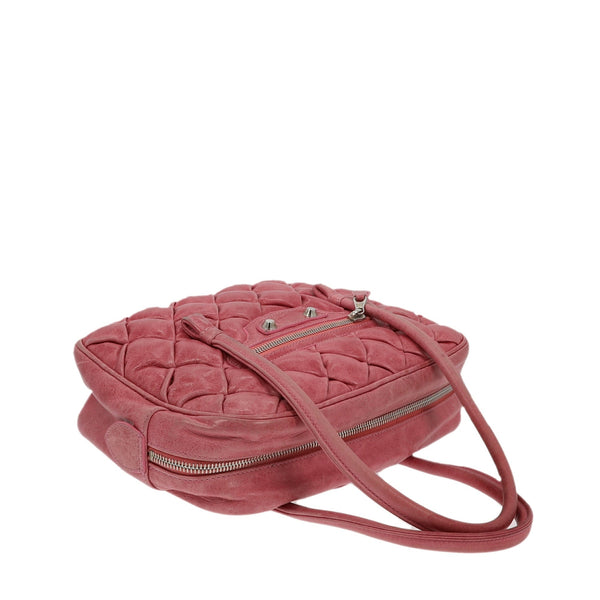Balenciaga Shoulder Bag in Pink Leather — Designer Shoulder Bag